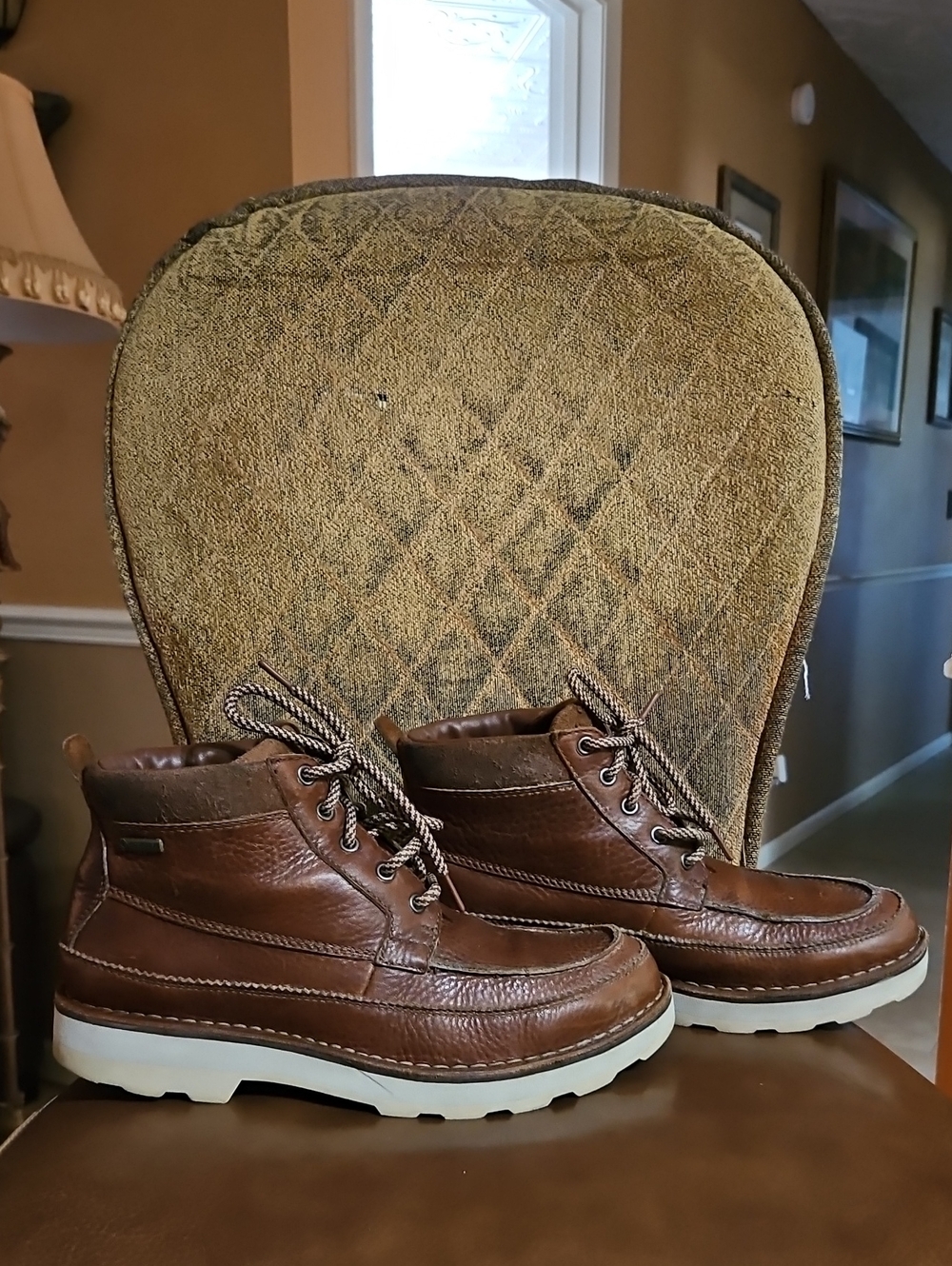 Clarks Korik Rise GTX Ankle Boots Shoes Gore-Tex Waterproof Brown Leather